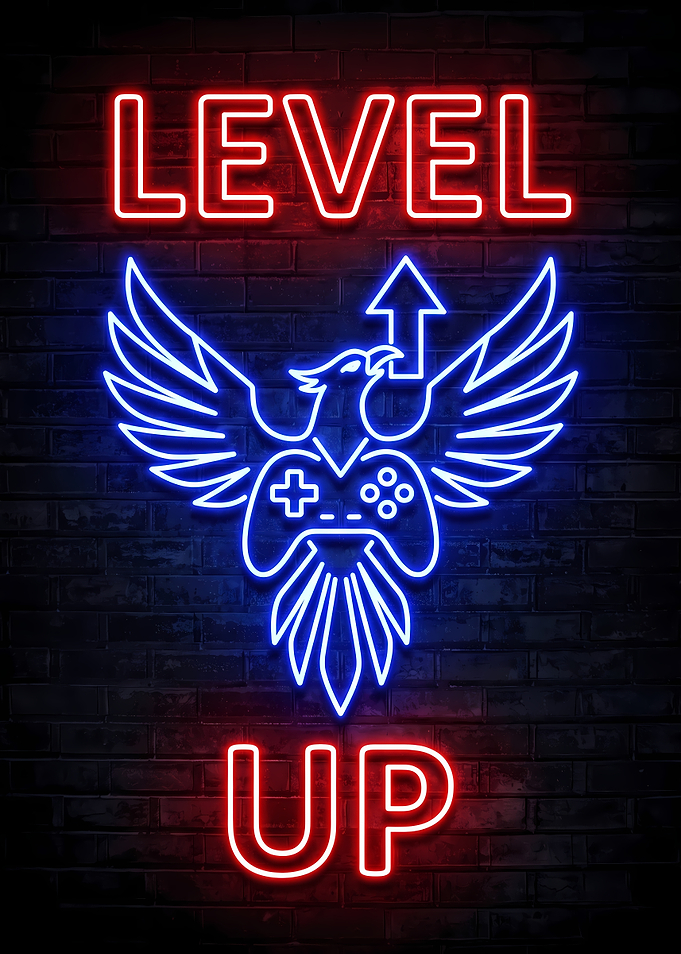 Level Up Neon Gaming Sign
