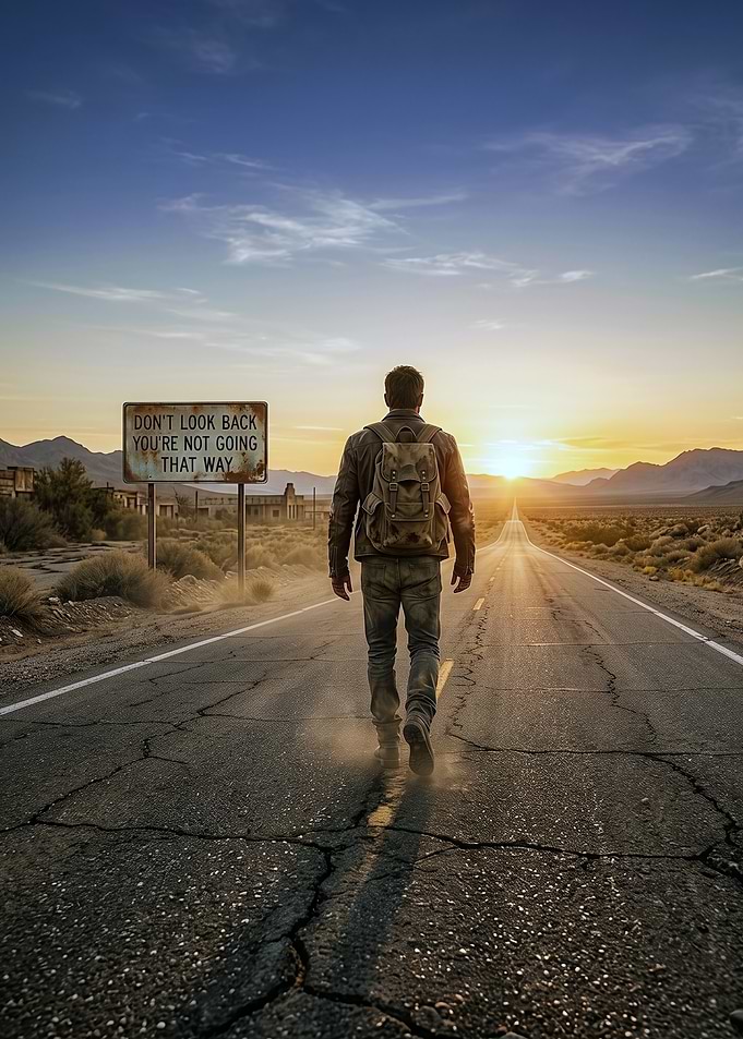 DON'T LOOK BACK YOU'RE NOT GOING THAT WAY