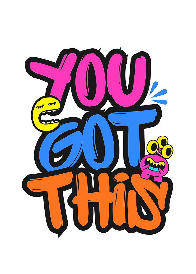 You Got This Motivational Doodle Art