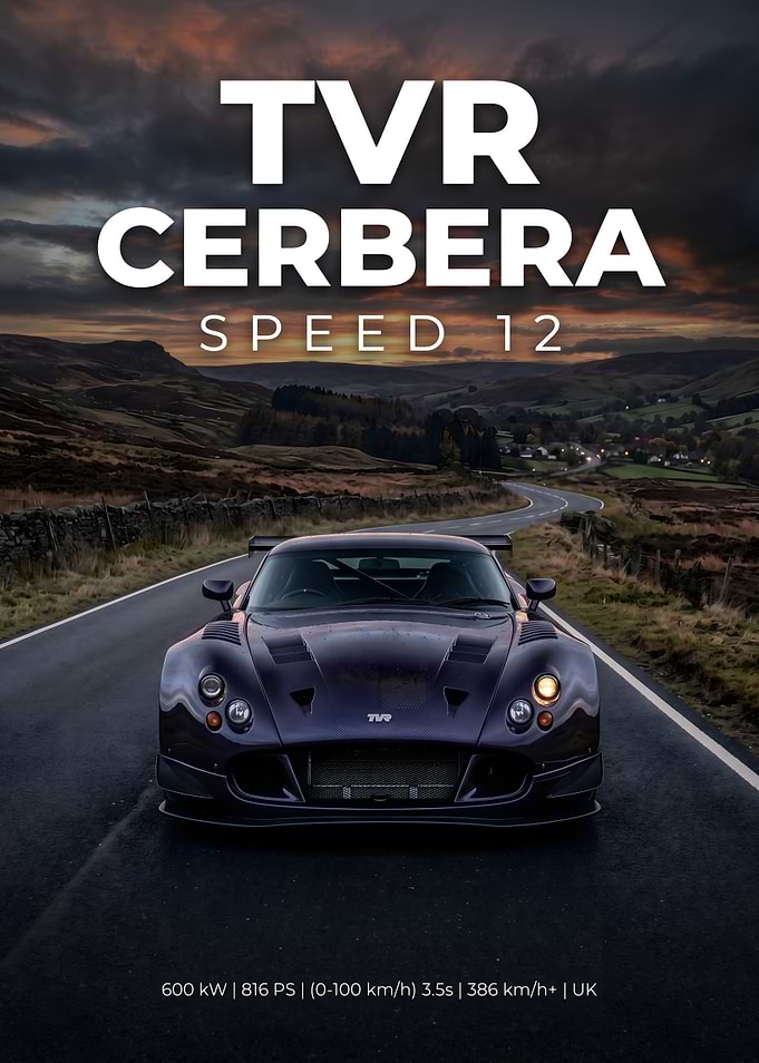 TVR Cerbera Speed 12 Poster