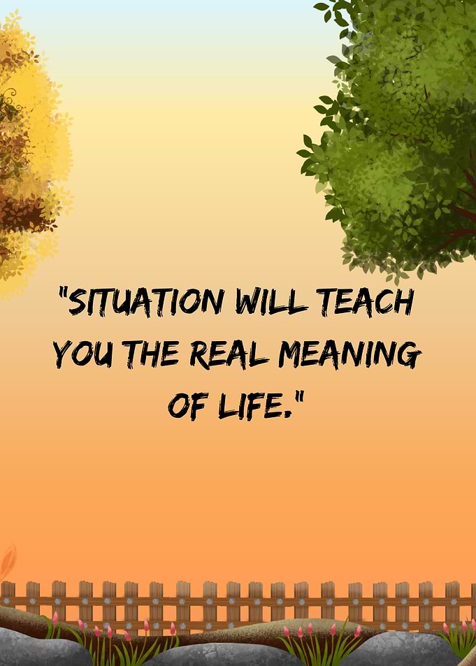 Inspirational Quote Nature Background
