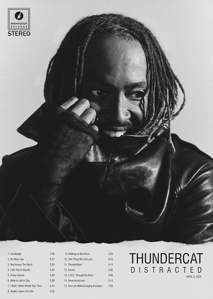 Thundercat Distracted Album Cover Art