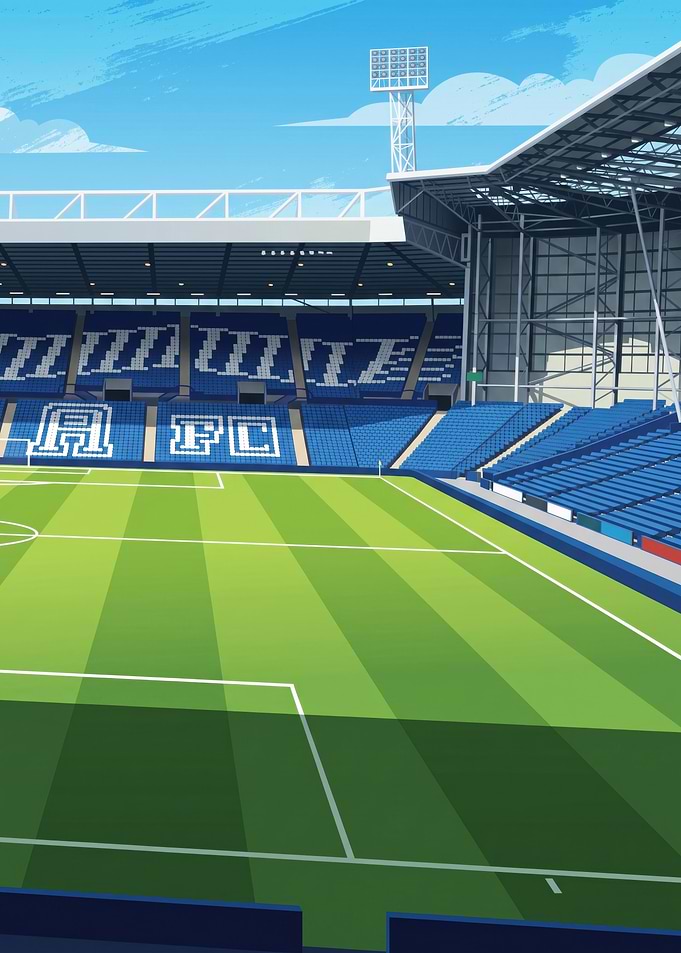 Millwall FC Stadium Illustration
