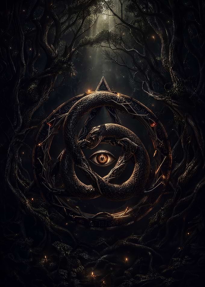 Ouroboros Eye in Dark Forest (gnosis)