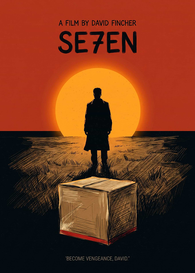 Se7en Movie Minimalist Poster