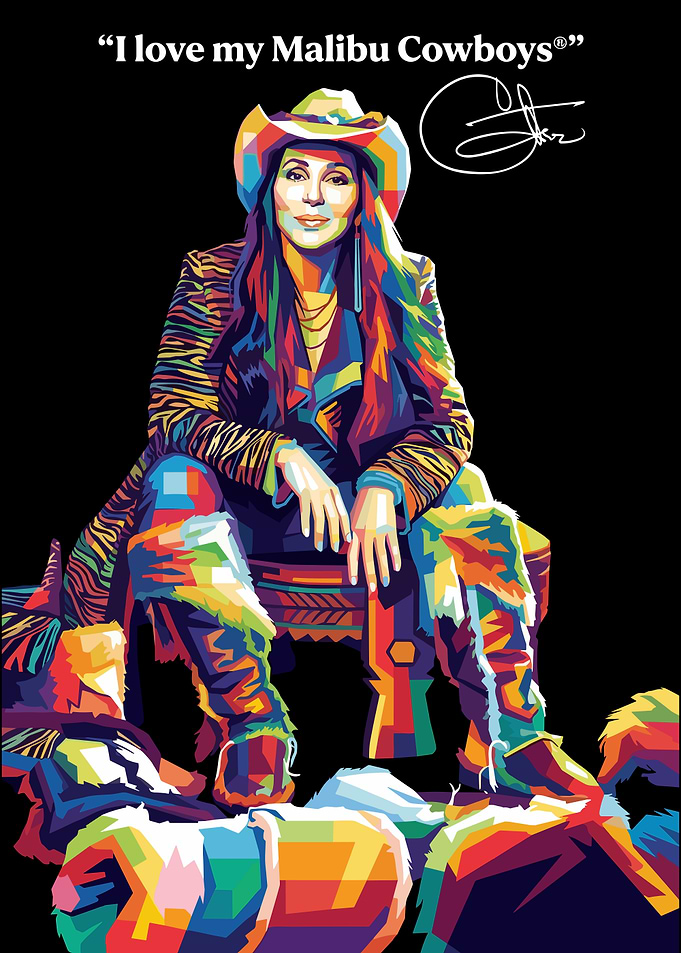 Cher Pop Art Portrait
