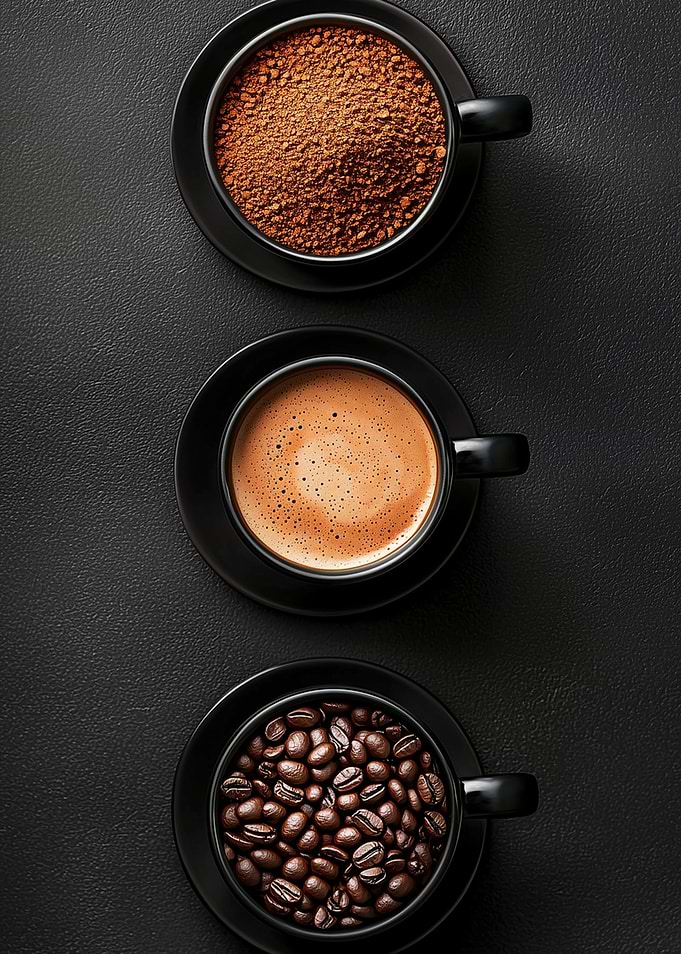 Three Stages of Coffee Preparation