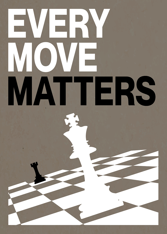 Every Move Matters Chess Poster