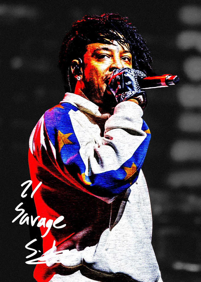 21 Savage Performance Portrait