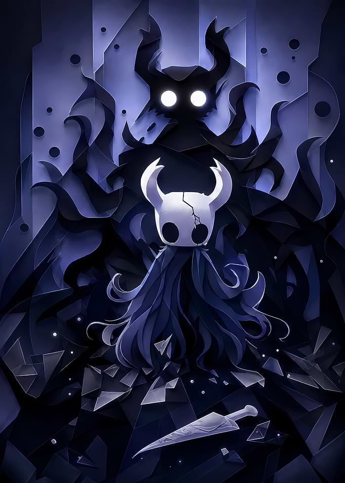Hollow Knight Shadow and Vessel