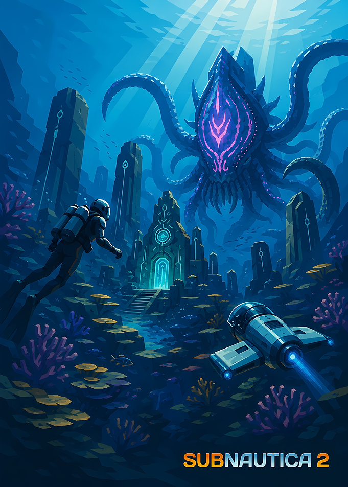 Subnautica 2 Underwater Exploration Poster