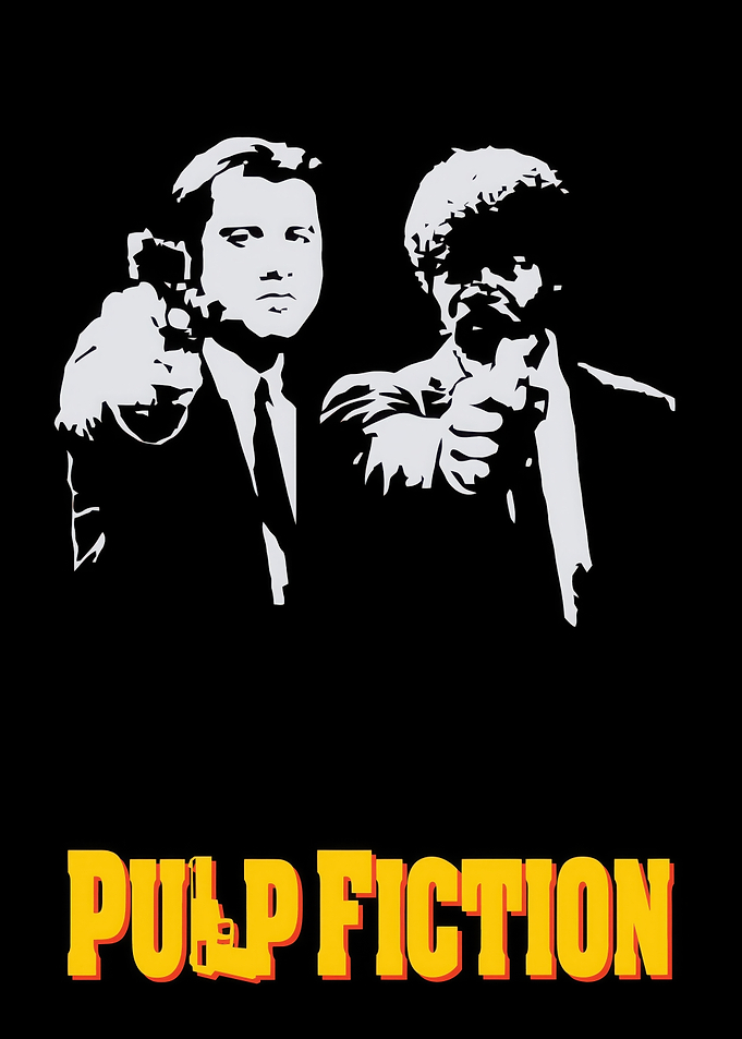 Pulp Fiction Vincent and Jules Poster