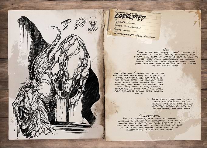 ARK Survival Evolved Corrupted Creature Dossier