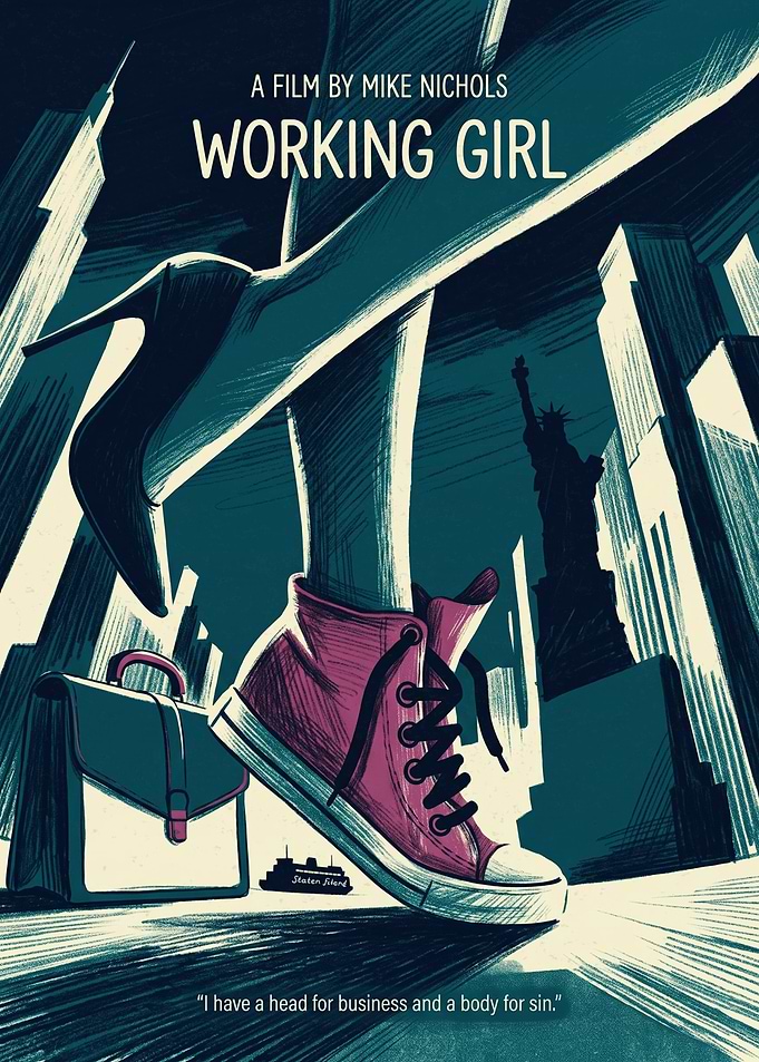 Working Girl Movie Poster Art