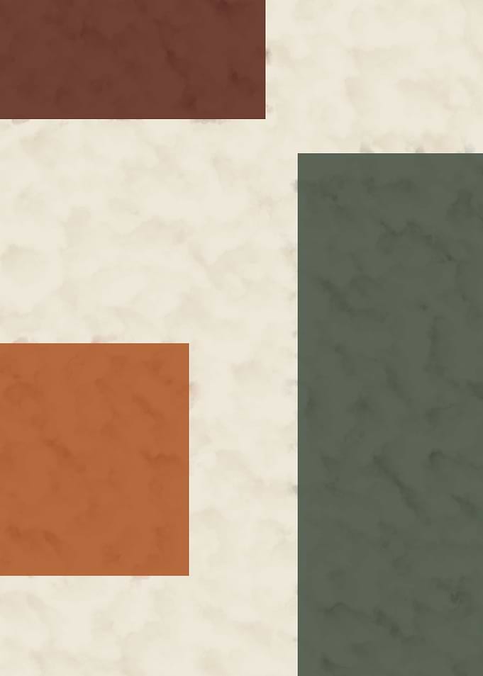 Terracotta Watercolor Decoration