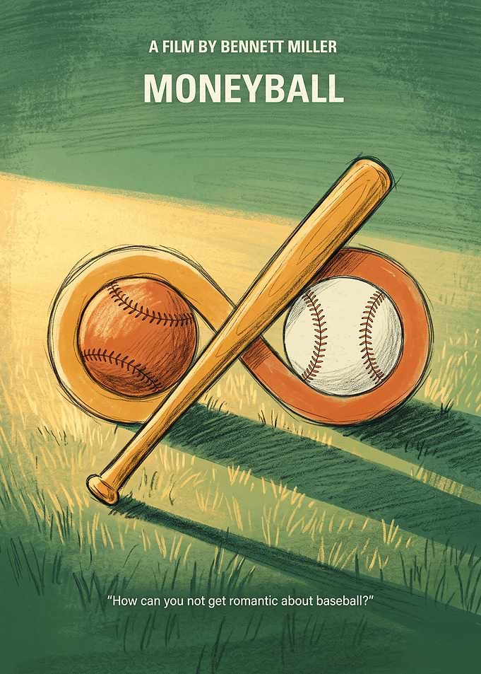 Moneyball Minimalist Movie Poster