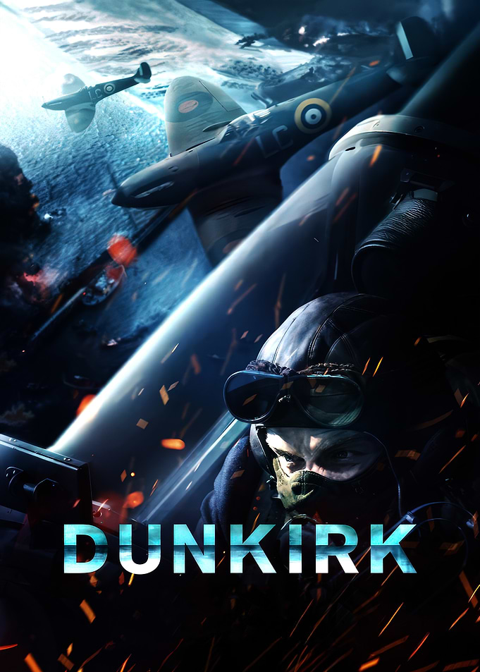 Dunkirk Movie Poster Featuring Fighter Pilot