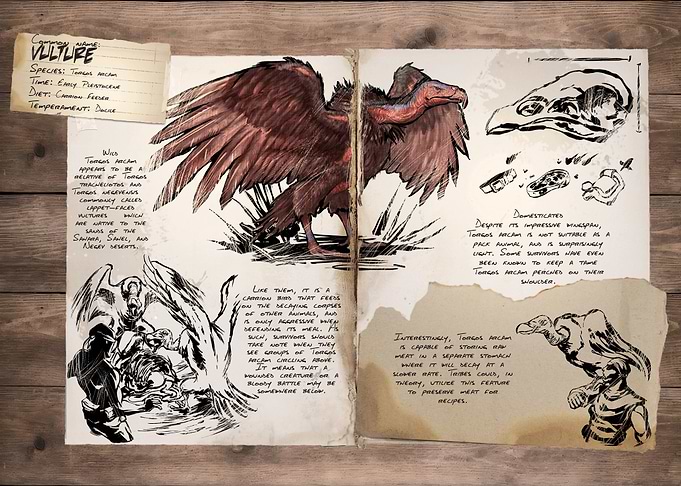 ARK Survival Evolved Vulture Dossier