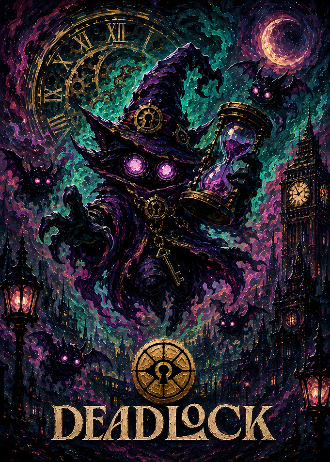 Deadlock Fantasy Wizard Poster