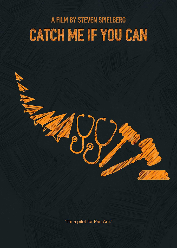 Catch Me If You Can Minimalist Poster