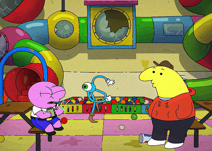 Smiling Friends Characters in Playplace