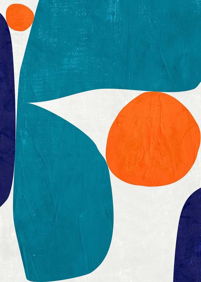Abstract Mid-Century Modern Shapes