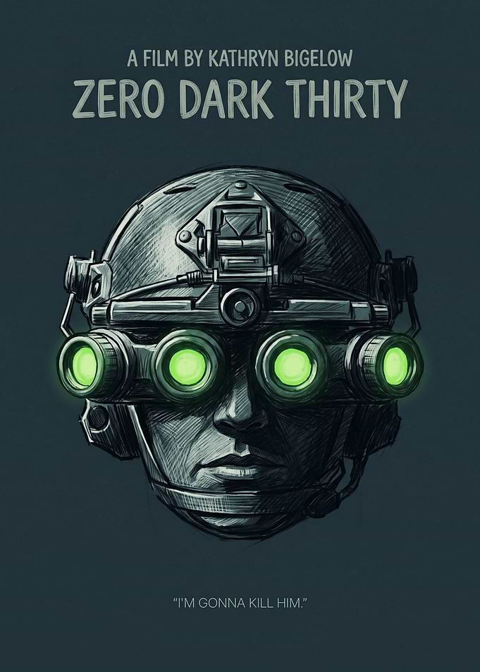 Zero Dark Thirty Movie Poster Art