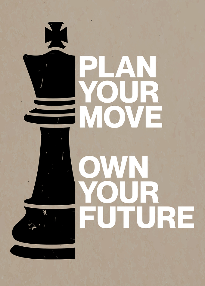 Plan Your Move Chess Poster