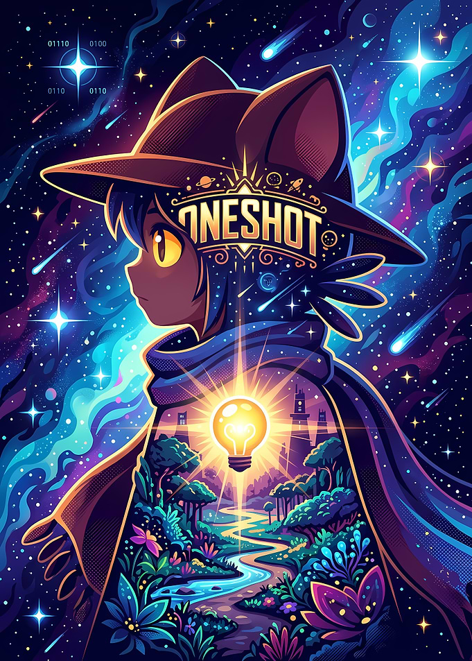 OneShot Niko Cosmic Adventure Art
