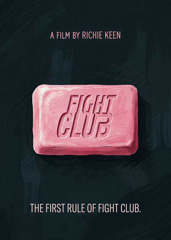 Fight Club Soap Minimalist Poster