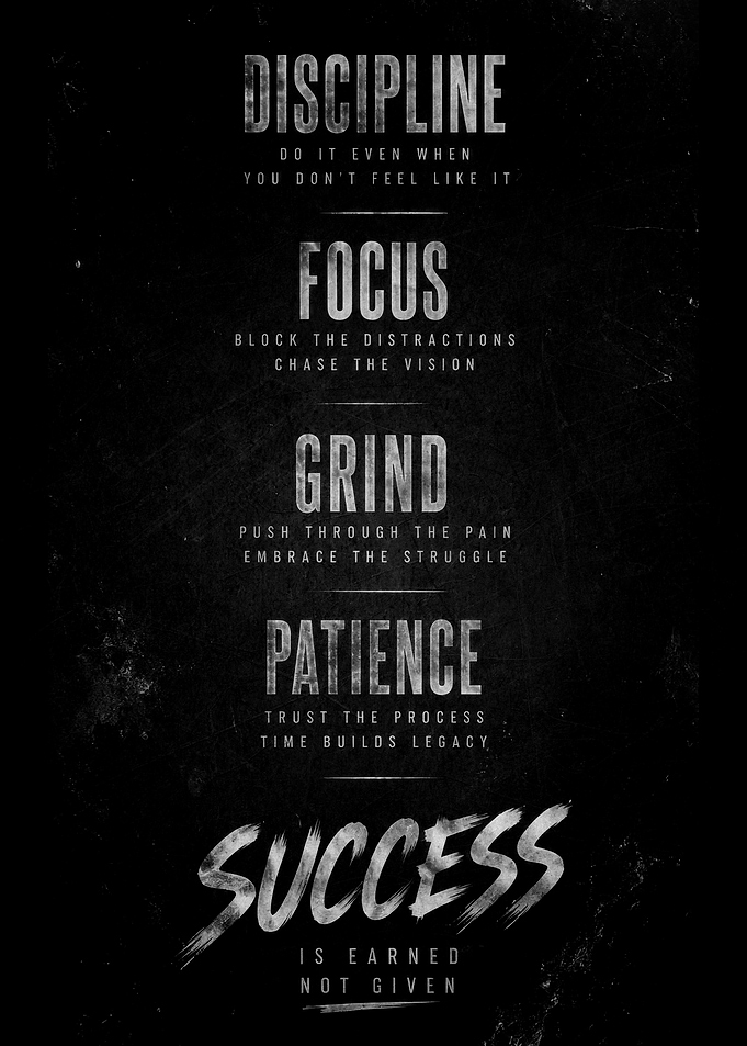 Inspirational Success Quote Poster