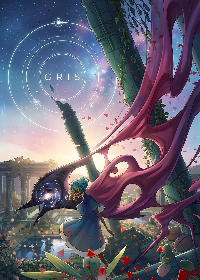 Gris Game Fan Art Illustration