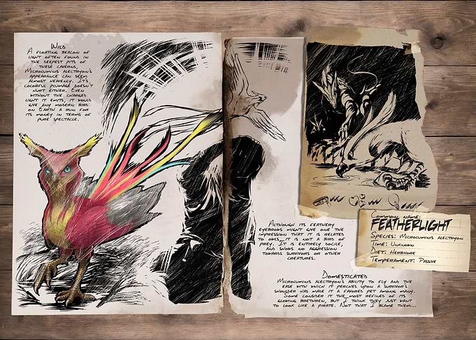 ARK Featherlight Dossier Illustration