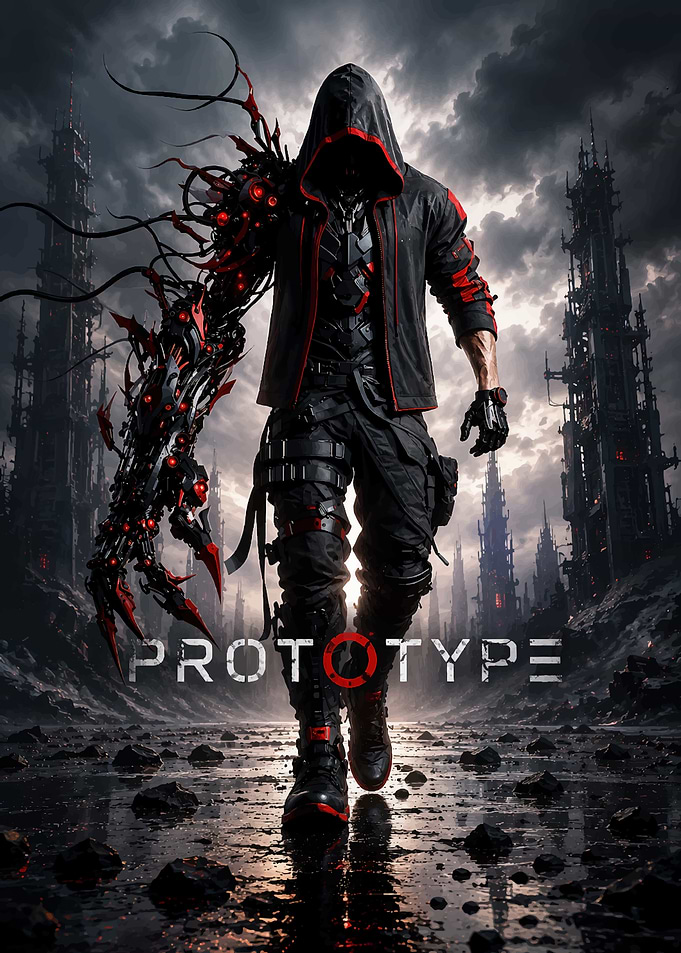 Prototype Cybernetic Warrior Poster