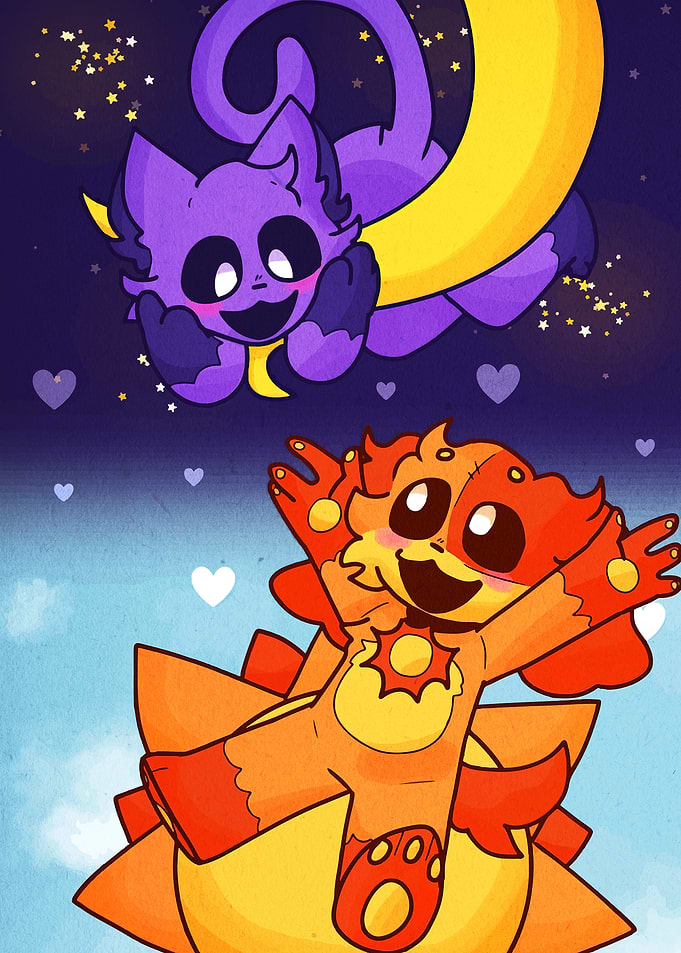 CatNap and DogDay Fan Art
