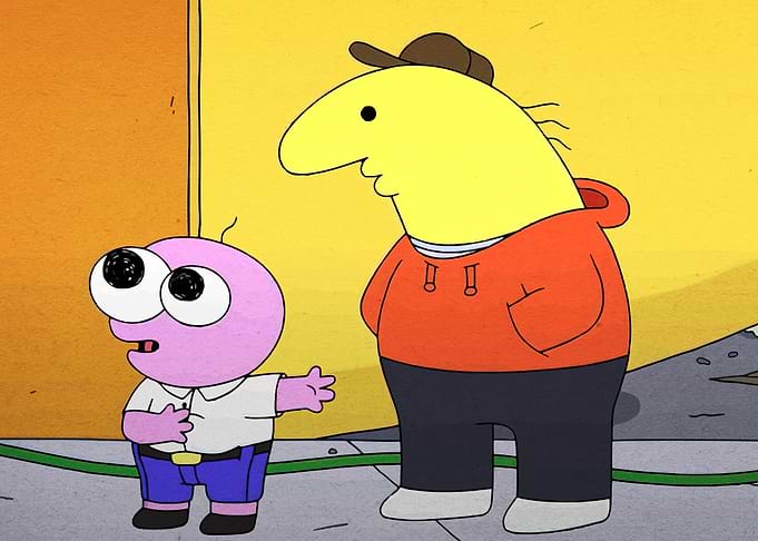 Pim and Charlie from Smiling Friends