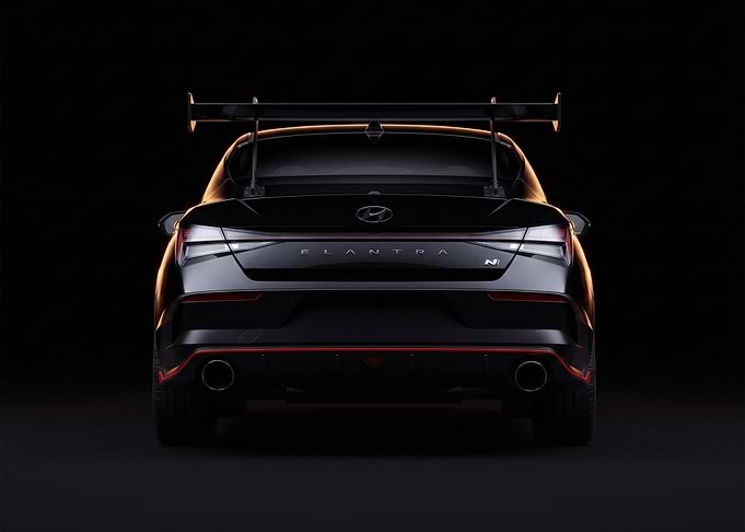 Hyundai Elantra N Rear View