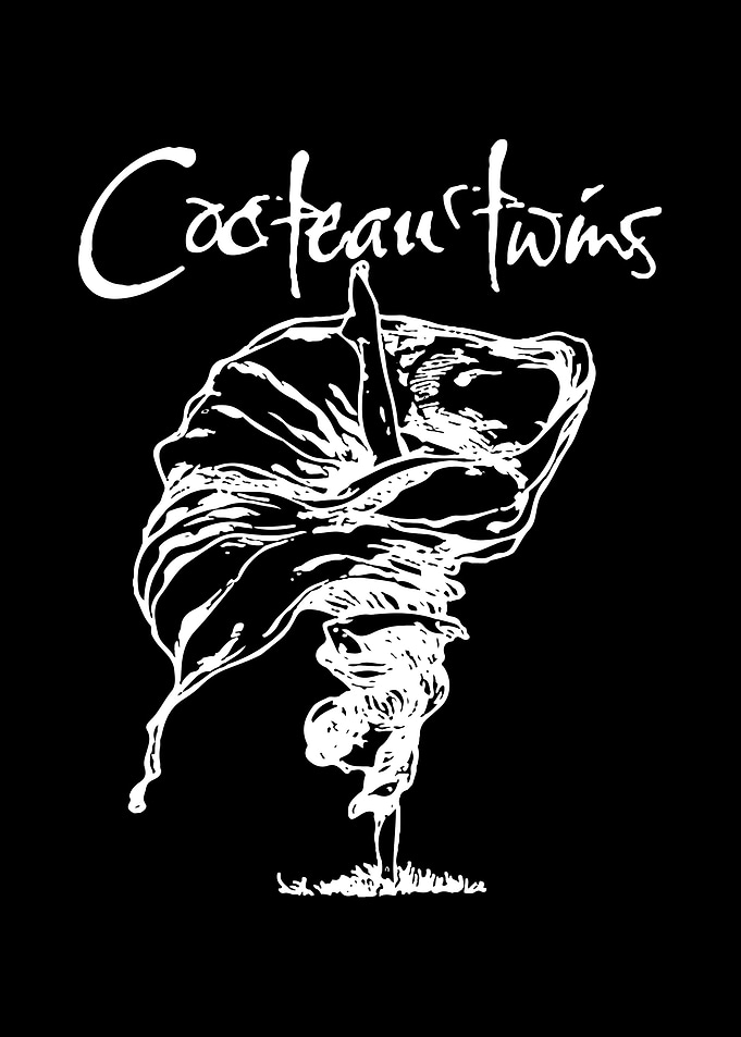 Cocteau Twins Floral Logo Graphic