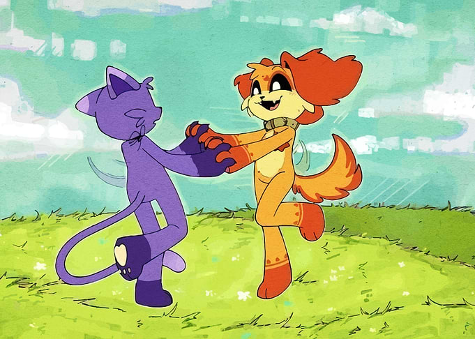 CatNap and DogDay Dancing Together