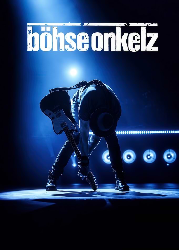 Böhse Onkelz Guitarist Concert Silhouette