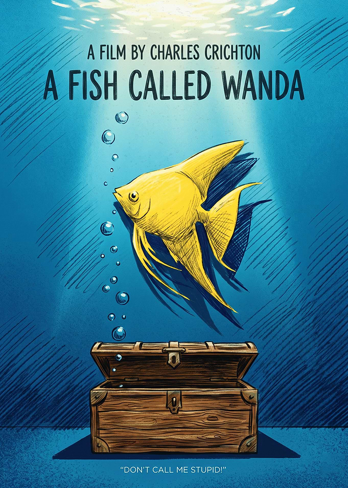 A Fish Called Wanda Movie Poster