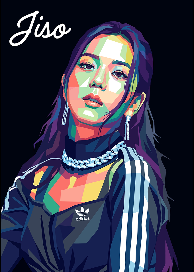 Jisoo Pop Art Portrait