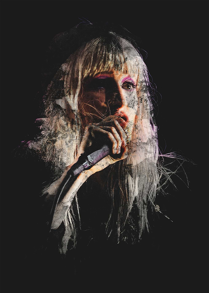 Vibrant Halftone Hayley Art
