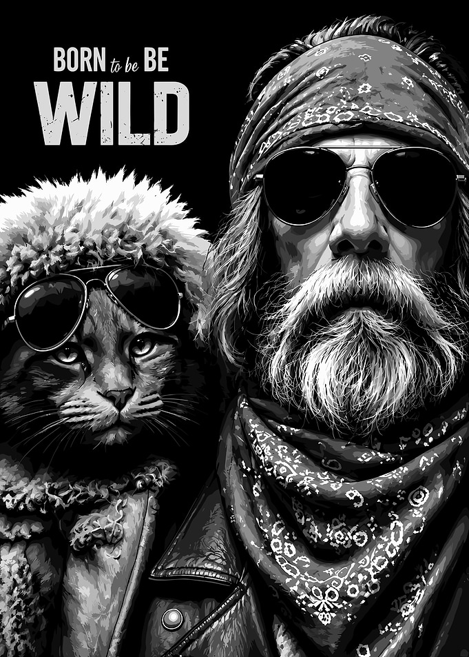 Born to be Wild Biker Duo