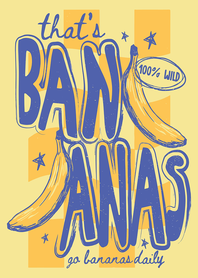 That's Bananas Graphic Illustration