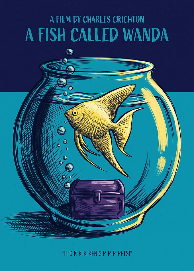 A Fish Called Wanda Movie Poster