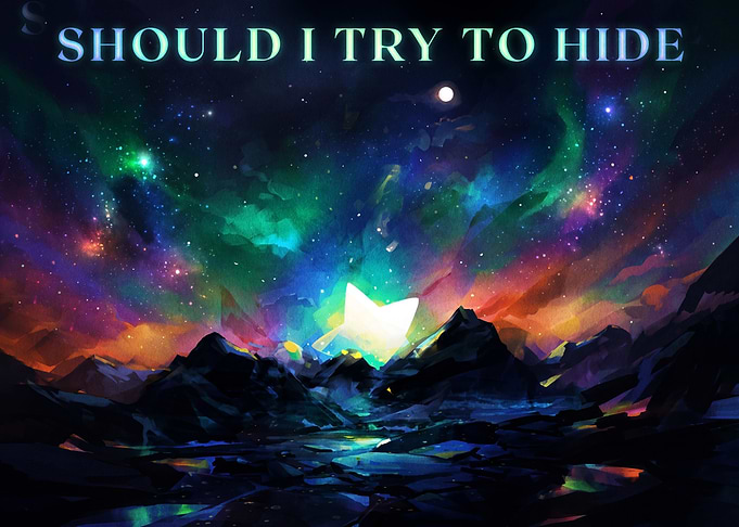 Should I Try To Hide Starry Landscape