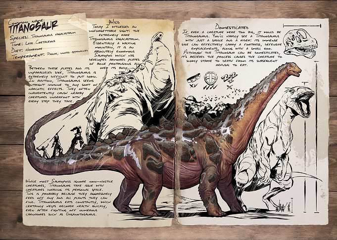 ARK Survival Evolved Titanosaur Dossier