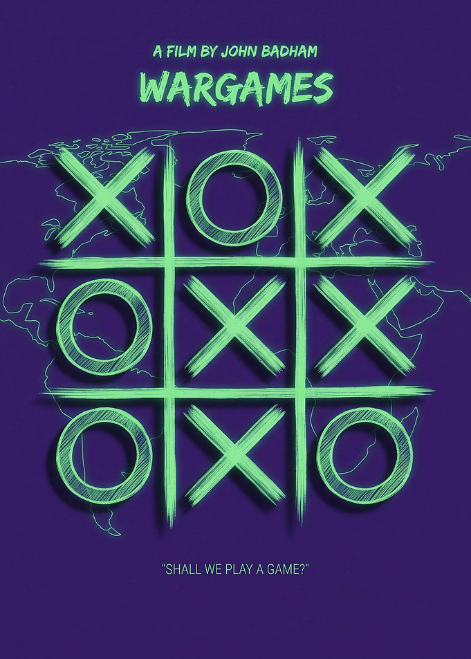 WarGames Movie Poster Tic-Tac-Toe