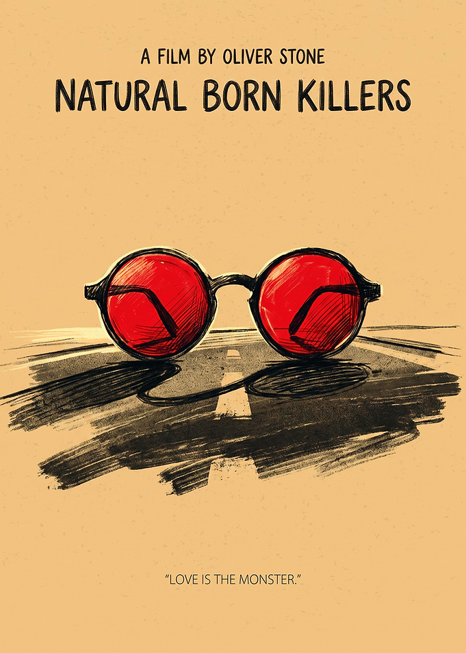 Natural Born Killers Minimalist Movie Poster